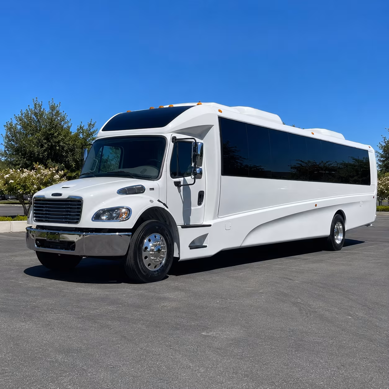 Boston Airport Shuttle & Transportation party bus exterior