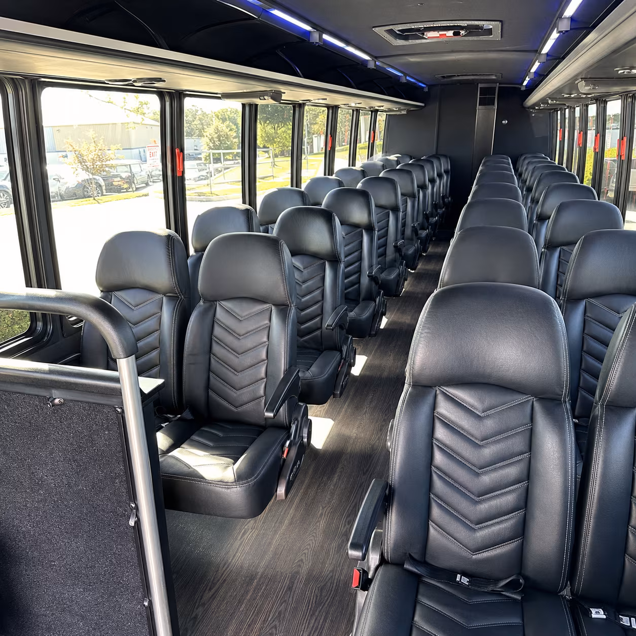 Boston Airport Shuttle & Transportation party bus exterior