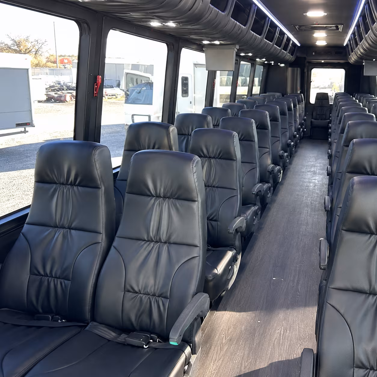 Boston Airport Shuttle & Transportation party bus exterior