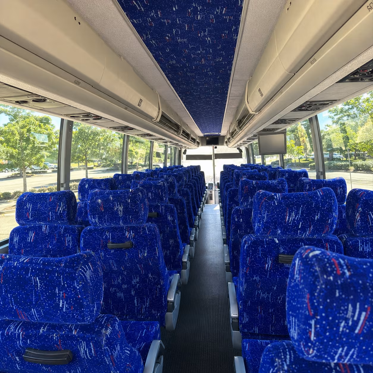 Boston Airport Shuttle & Transportation party bus interior