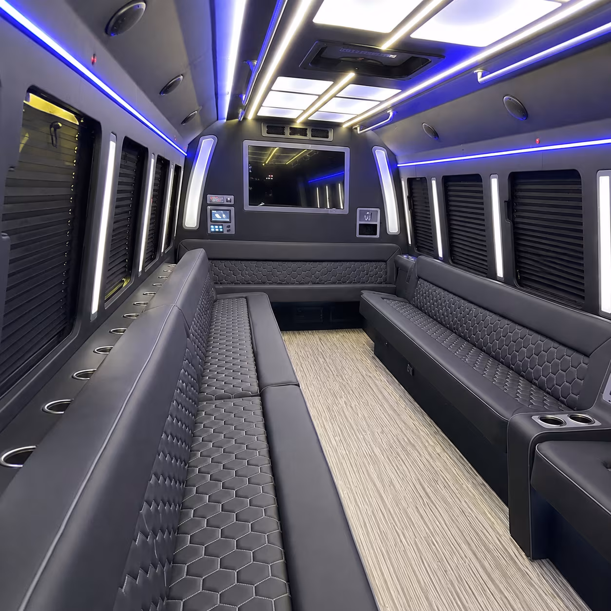 Boston Bachelor & Bachelorette Transportation party bus exterior