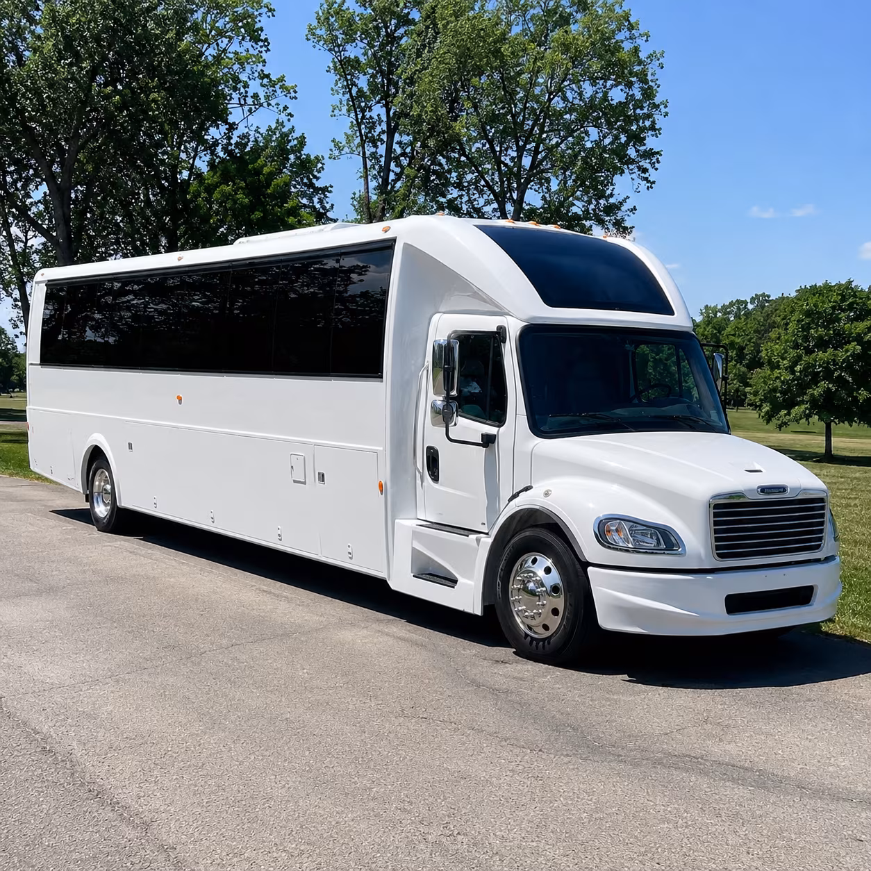 Boston Concert & Music Festival Transportation party bus exterior
