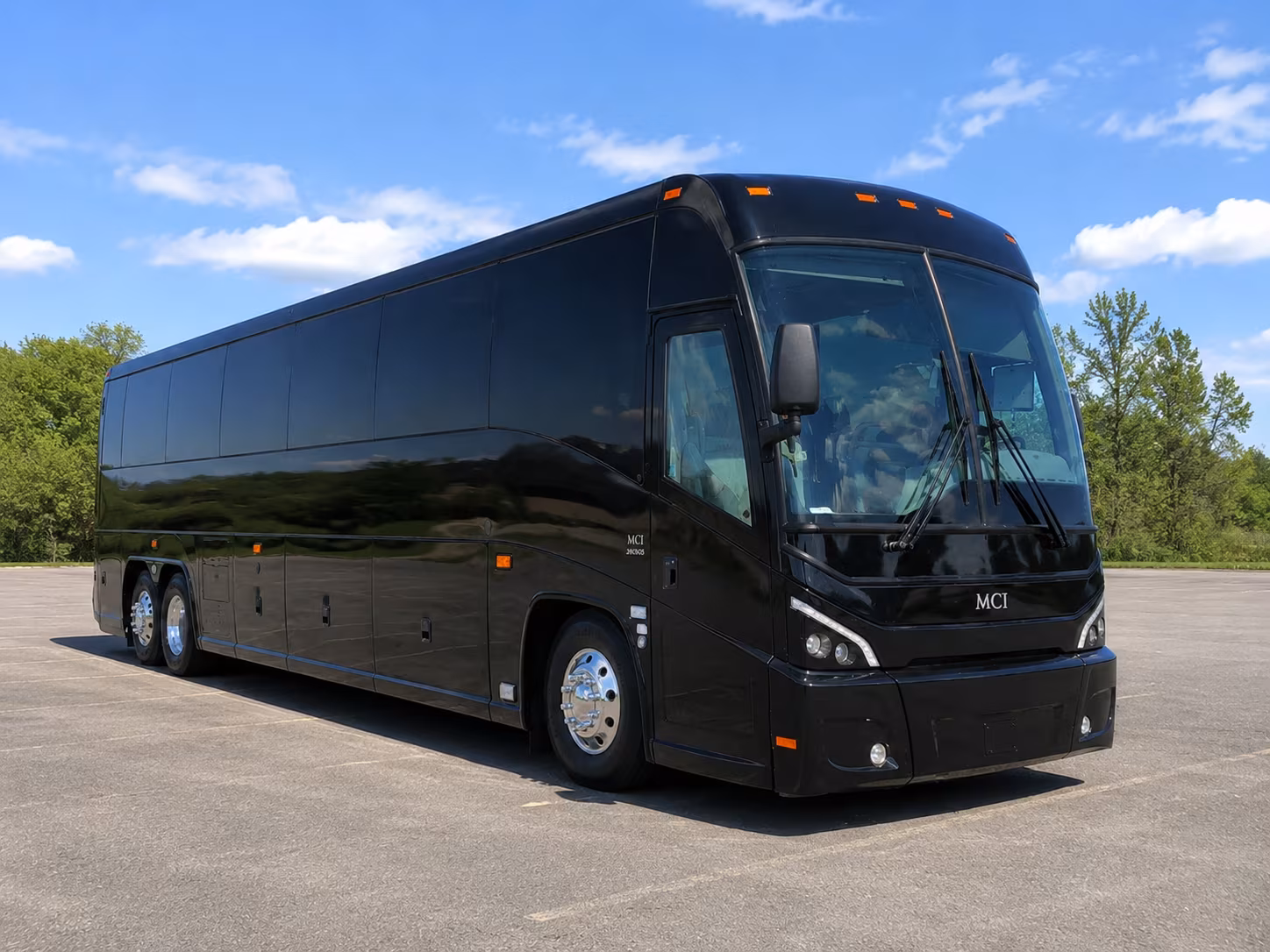 Boston Corporate Transportation party bus exterior