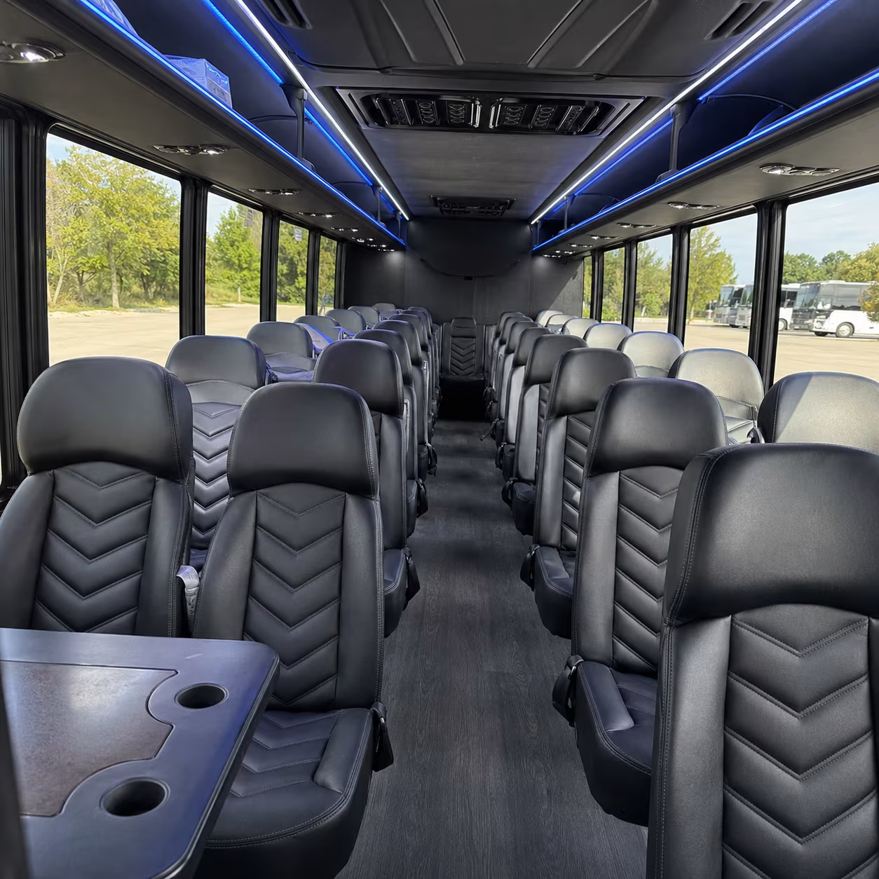 Boston Corporate Transportation party bus exterior