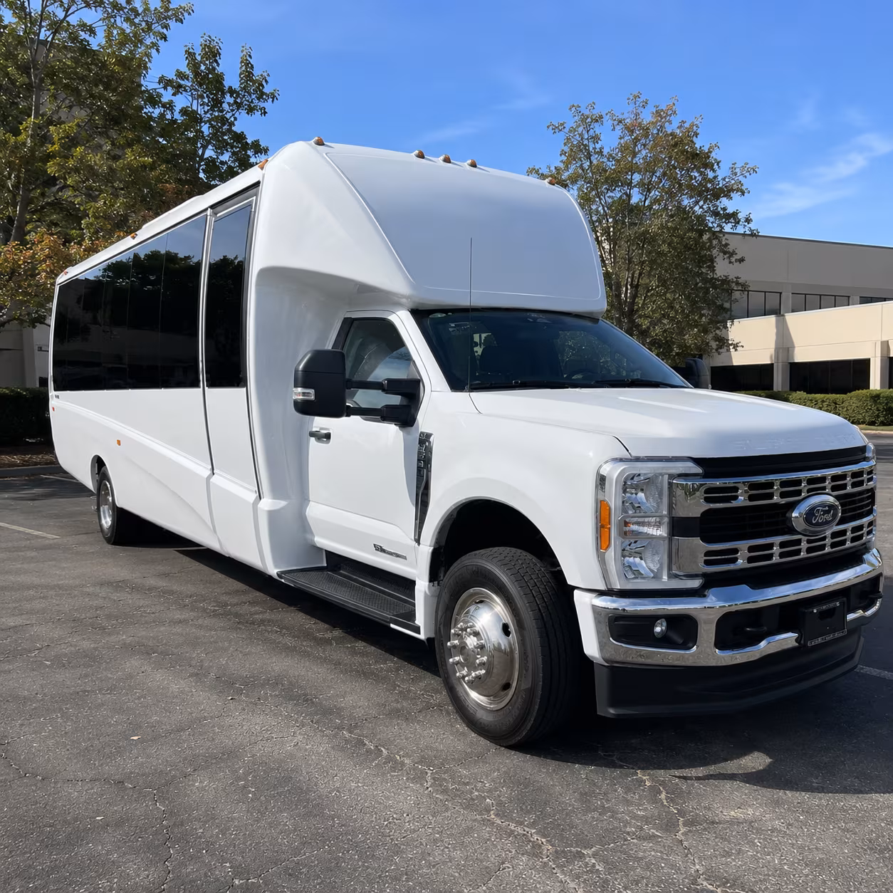 Boston Corporate Transportation party bus exterior
