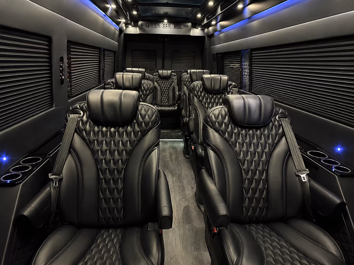 Boston Corporate Transportation party bus interior