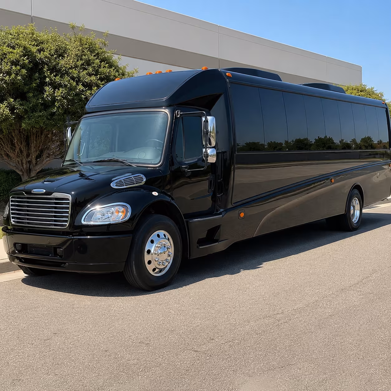 Boston Corporate Transportation party bus exterior