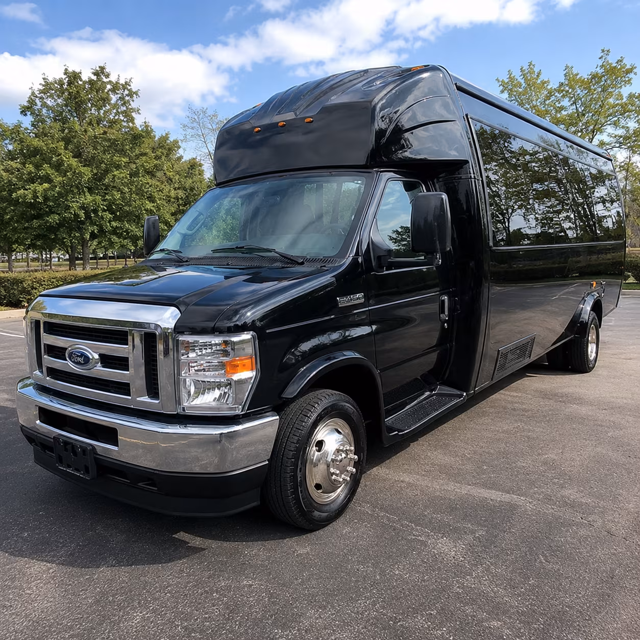 Boston Private Event Transportation party bus exterior