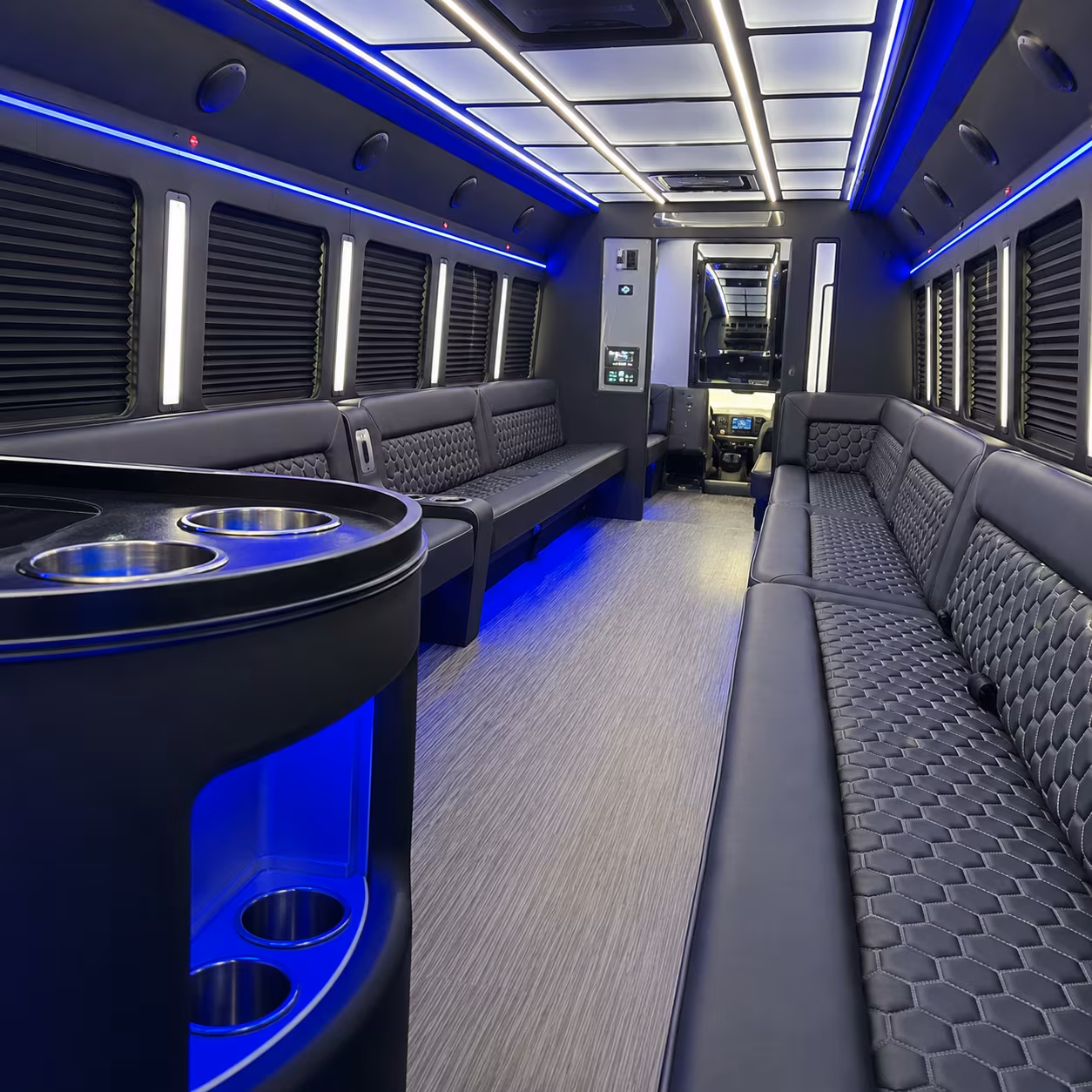 Boston Private Event Transportation party bus exterior