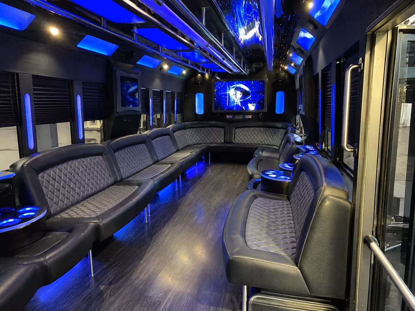 Boston Private Event Transportation party bus exterior
