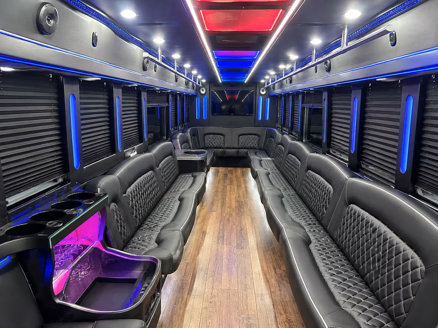 Boston Prom & Homecoming Transportation party bus exterior