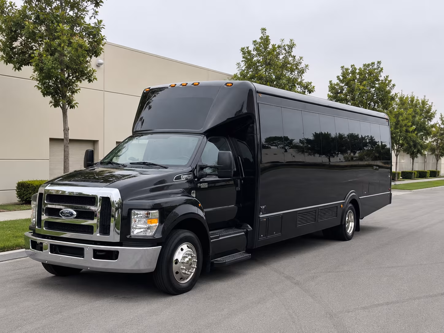 Boston Prom & Homecoming Transportation party bus exterior
