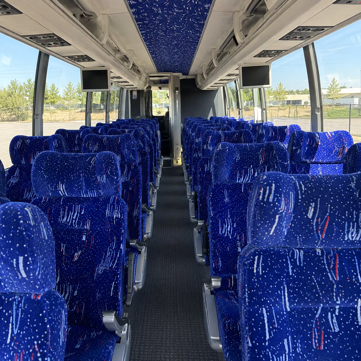 Boston School Event Transportation party bus exterior