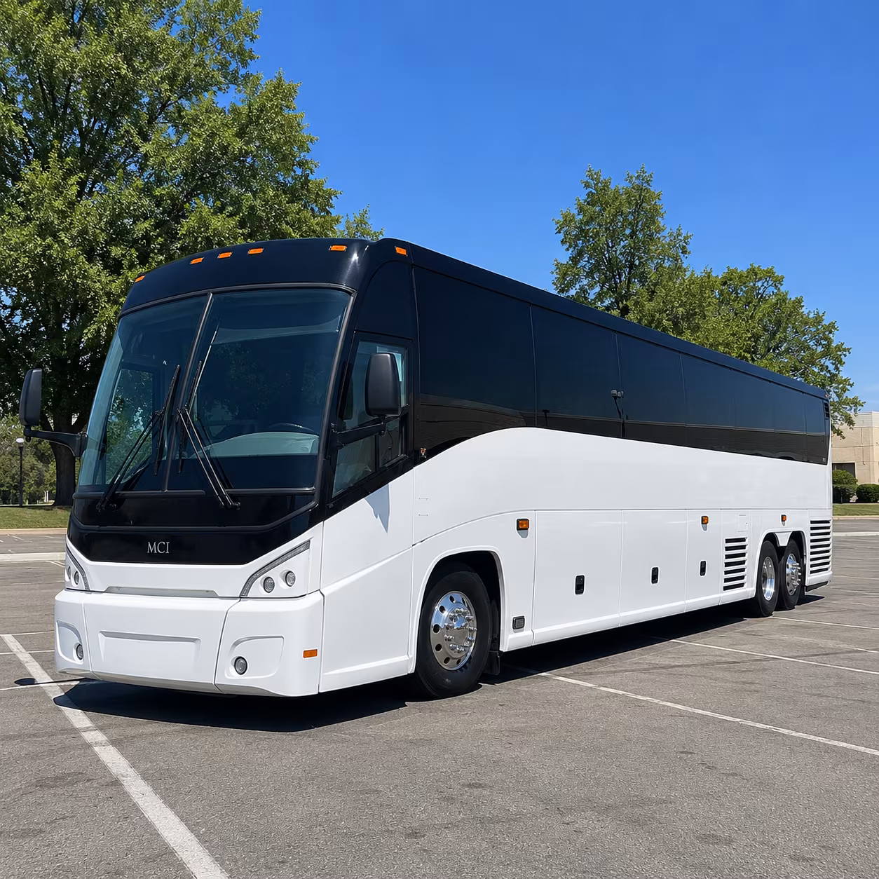 Boston School Event Transportation party bus exterior