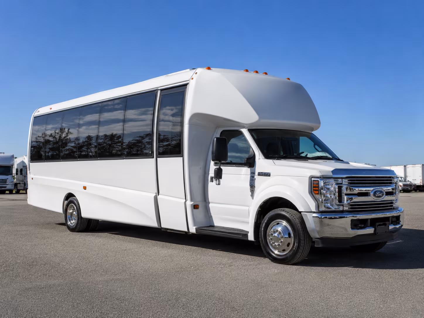 Boston School Event Transportation party bus exterior