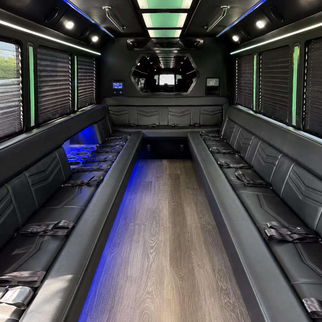 Boston Wedding Transportation onboard seating
