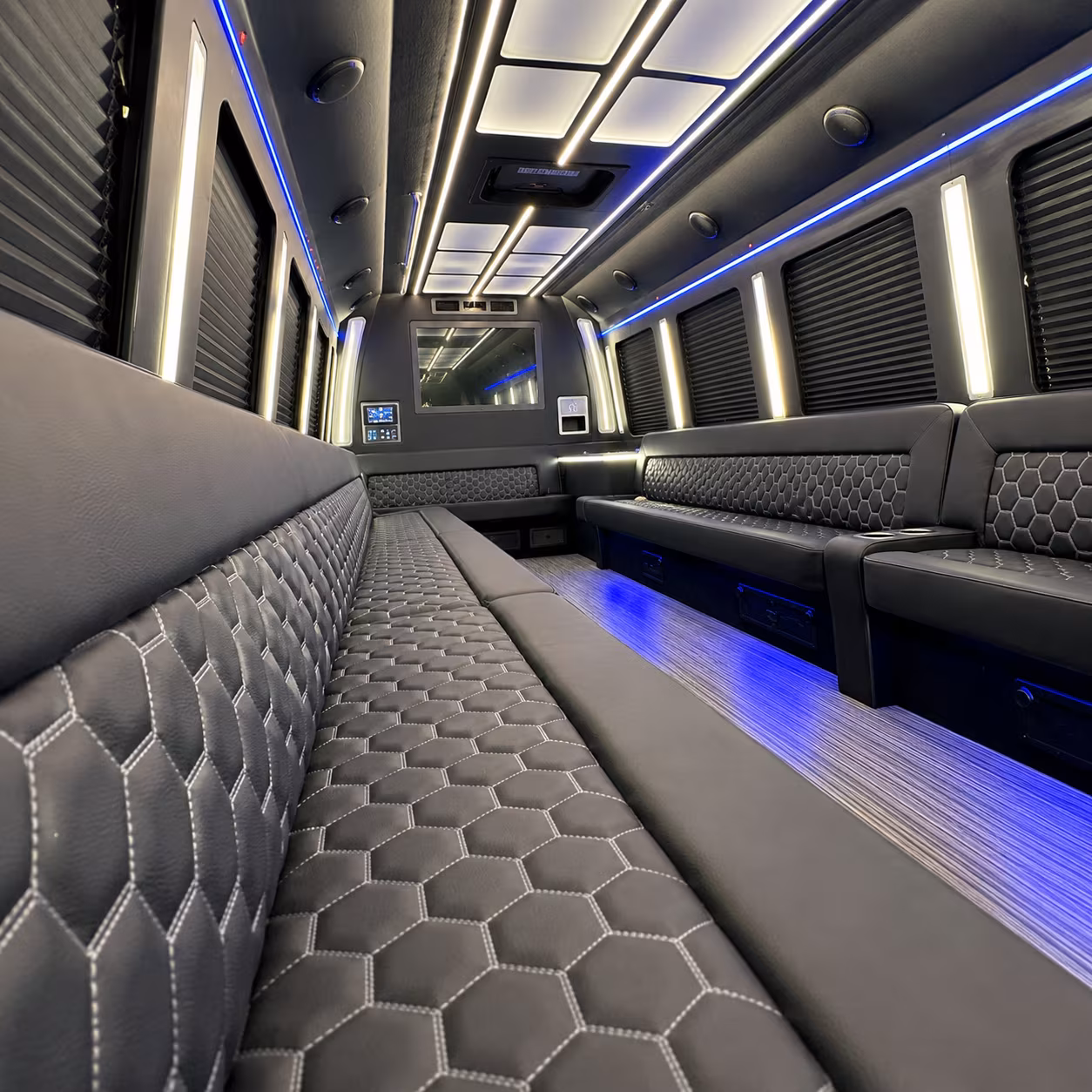 Boston Winery Tour & Pub Crawl Transportation party bus interior