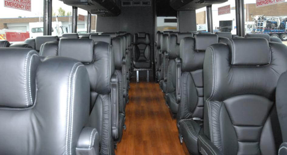 Boston 20 Passenger Minibus Interior