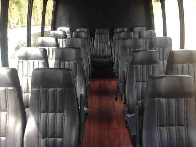 Boston 30 Passenger Shuttle Bus Interior