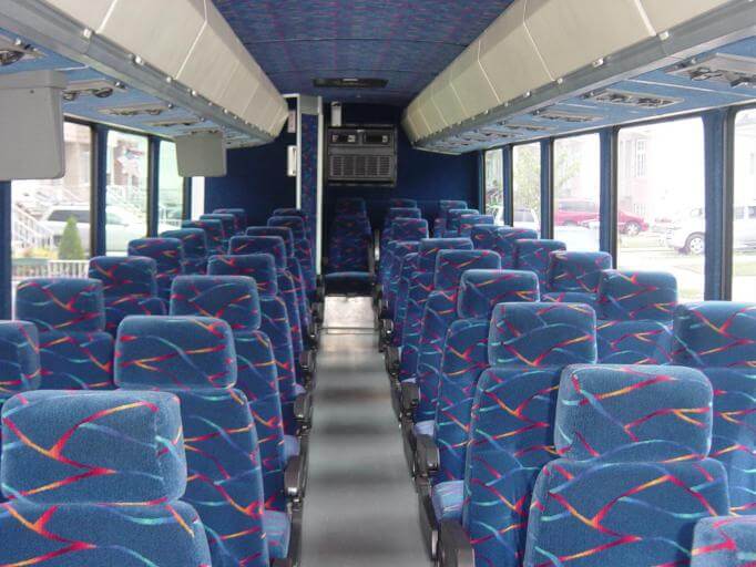 Boston 35 Passenger Shuttle Bus Interior
