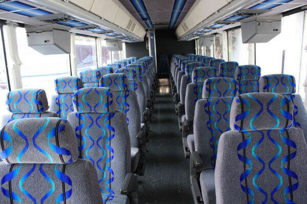 Boston 40 Passenger Coach Bus Interior