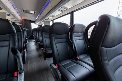 Boston 45 Passenger Mini Coach Interior