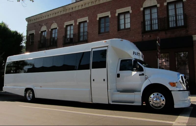 Lynn 30 Passenger Party Bus White