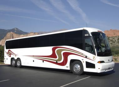 Boston Mass 50 Passenger Charter Bus