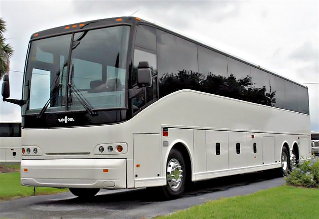 Boston Mass 56 Passenger Charter Bus